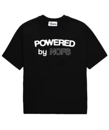 Black Powered By NOFS T-shirt